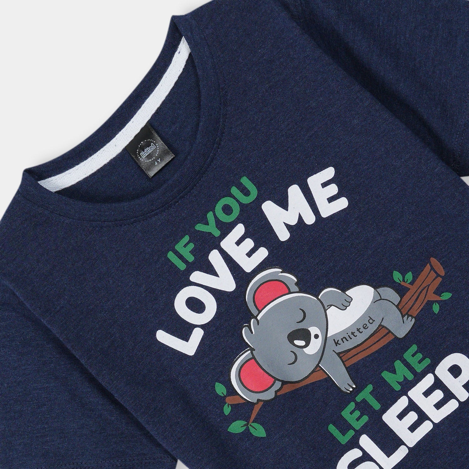 Let me sleep printed Tee shirt and for kids