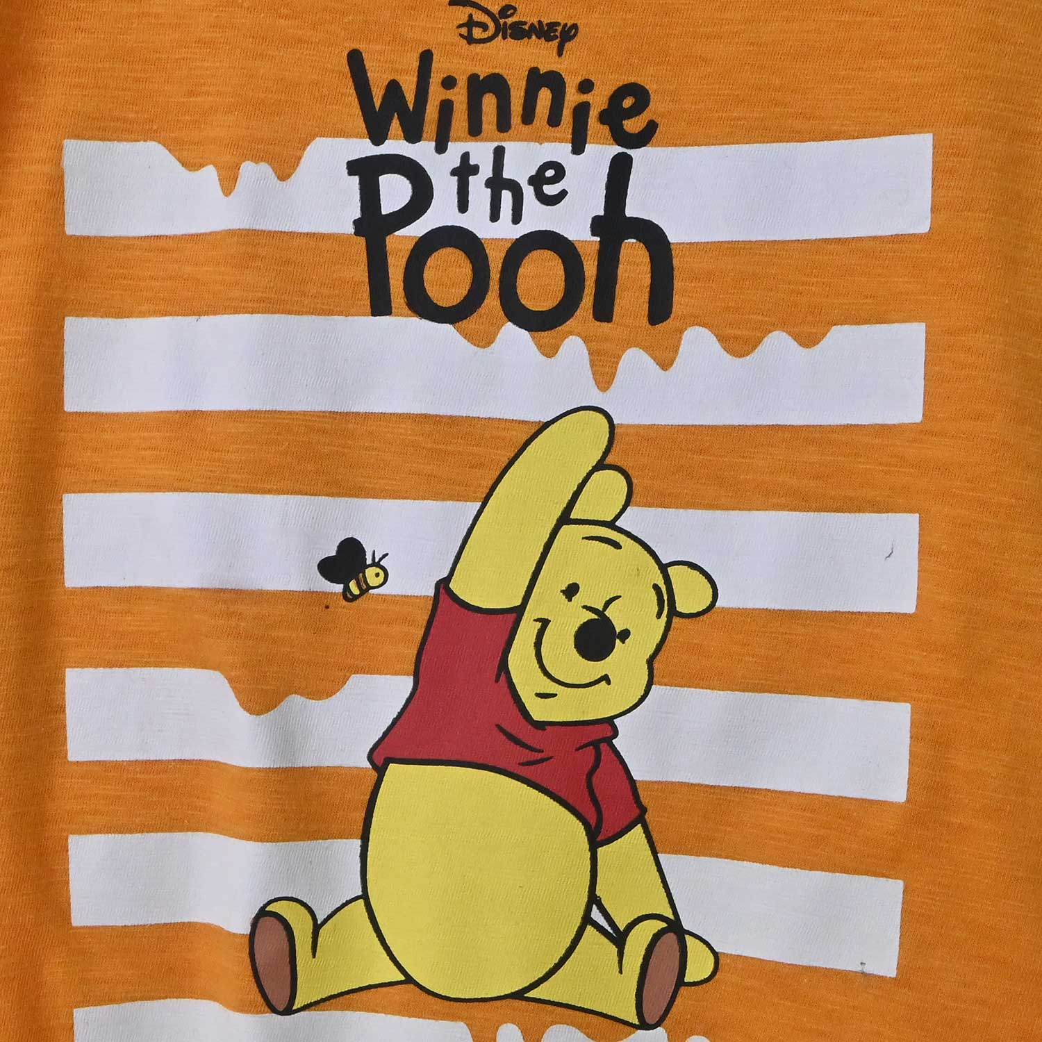 Winnie the Pooh printed Tee and shorts For Kids