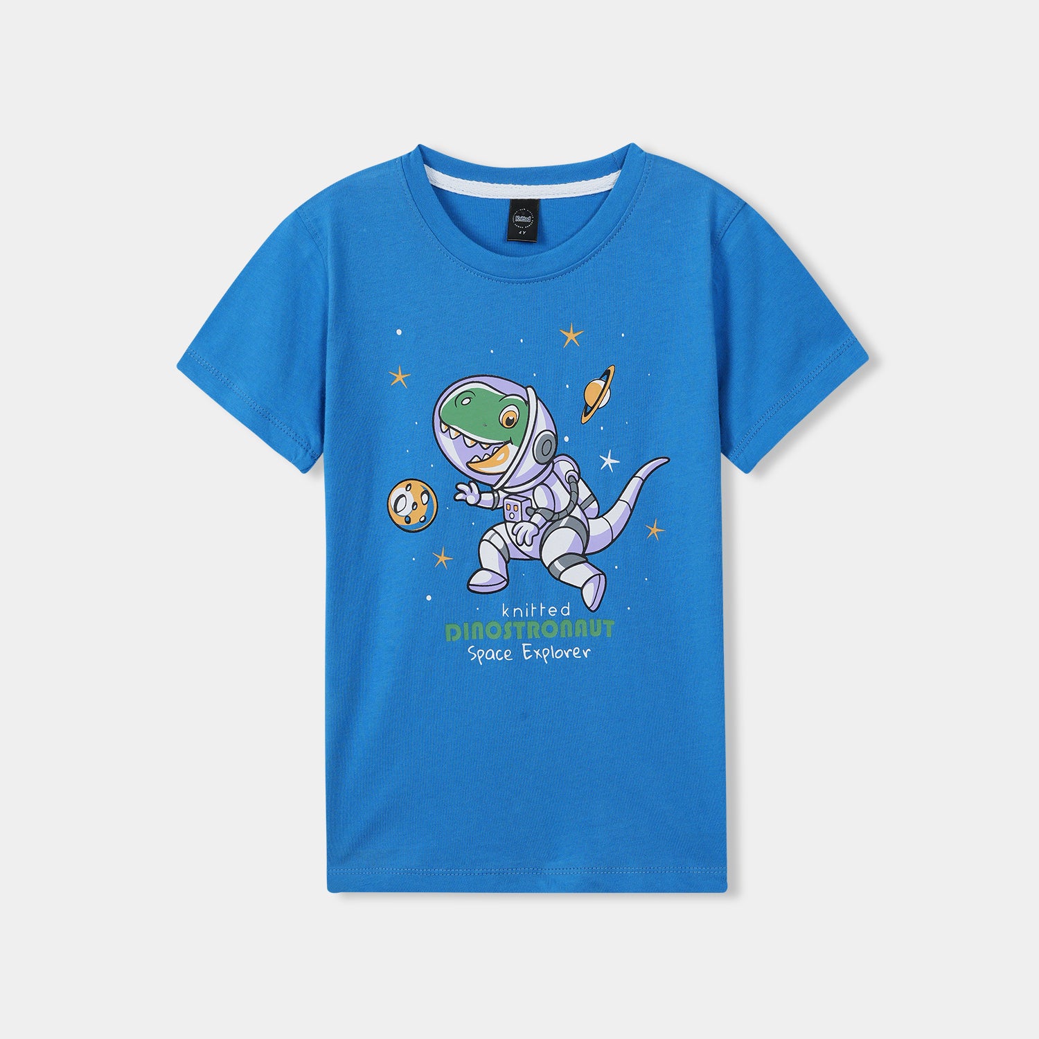 Knitted dino printed Tee shirt  and for kids