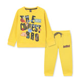 The Collest Bro printed suit in fleece For Kids