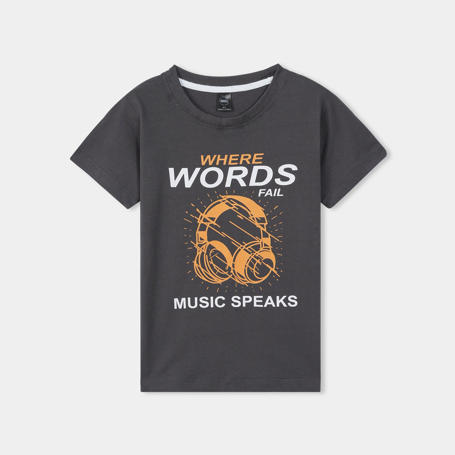 Words fail graphic printed Tee shirt  and for kids