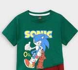 Sonic printed tee for kids