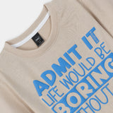 Admit it graphic printed Tee shirt  and for kids