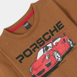 porsch car printed Tee shirt  and shorts for kids