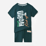 World Cup printed Tee and shorts For Kids