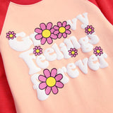 Groovy feeling forever sweatshirt in fleece for kids