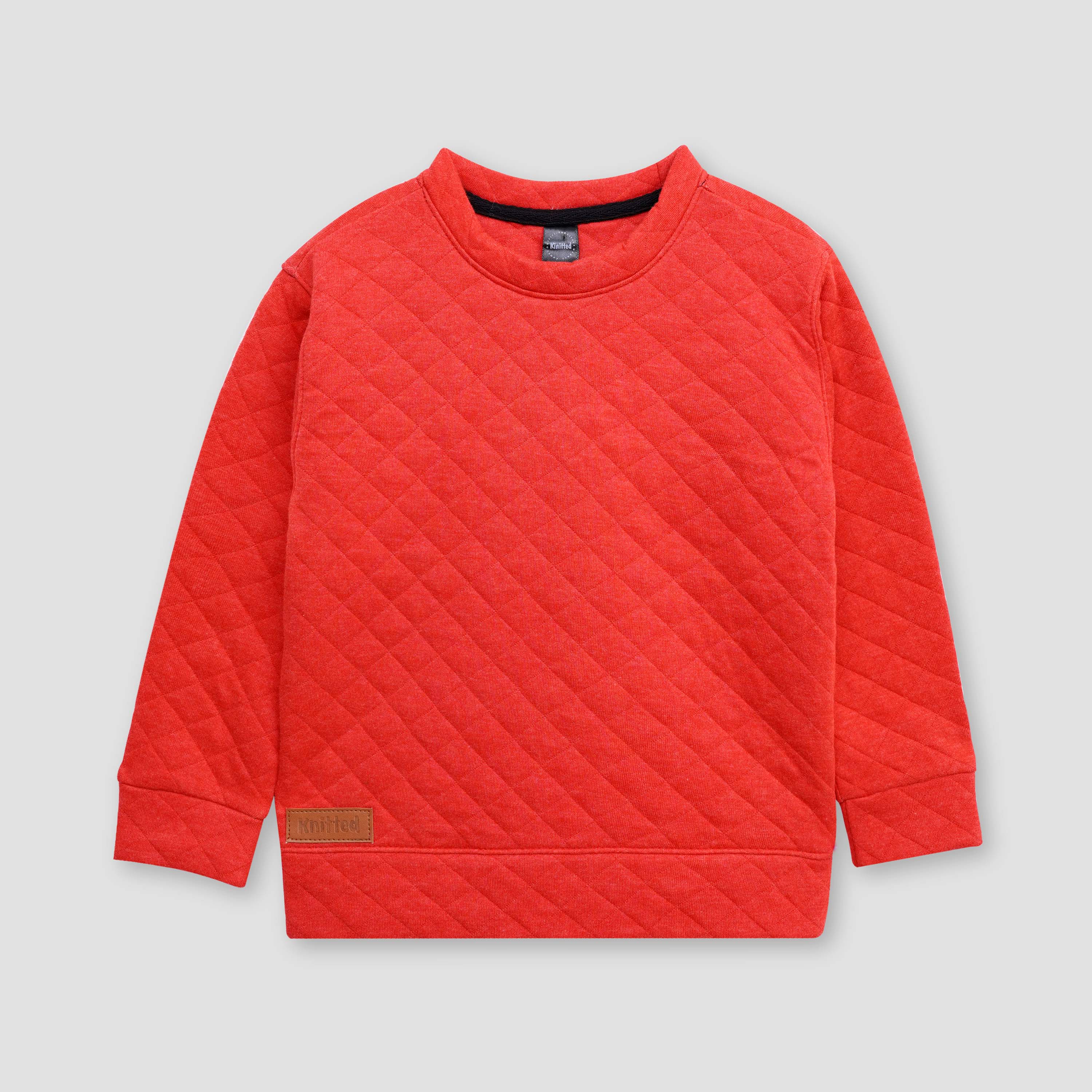 Carrot red quilting Sweatshirt for Kids