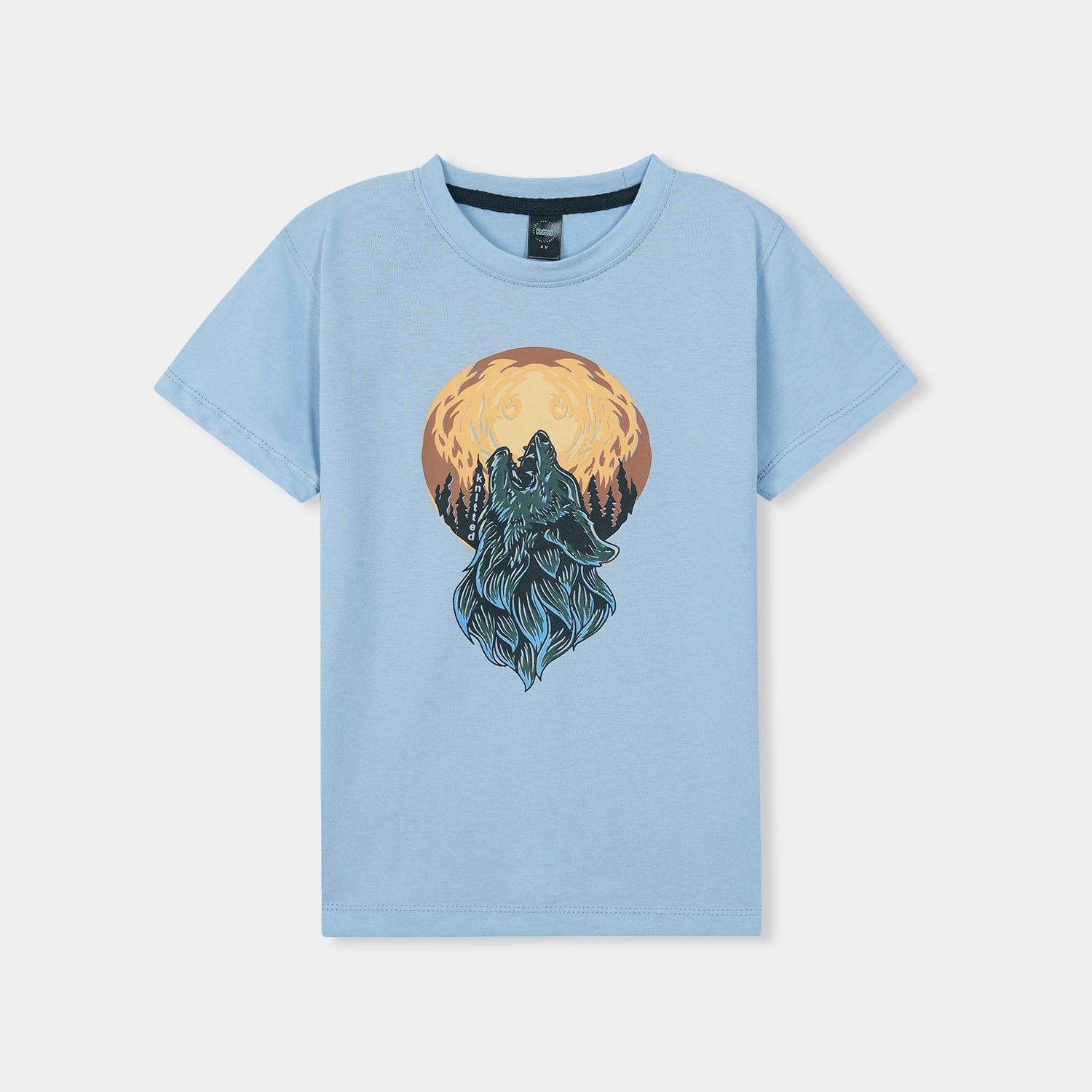 Lion forrest printed Tee shirt  and shorts for kids