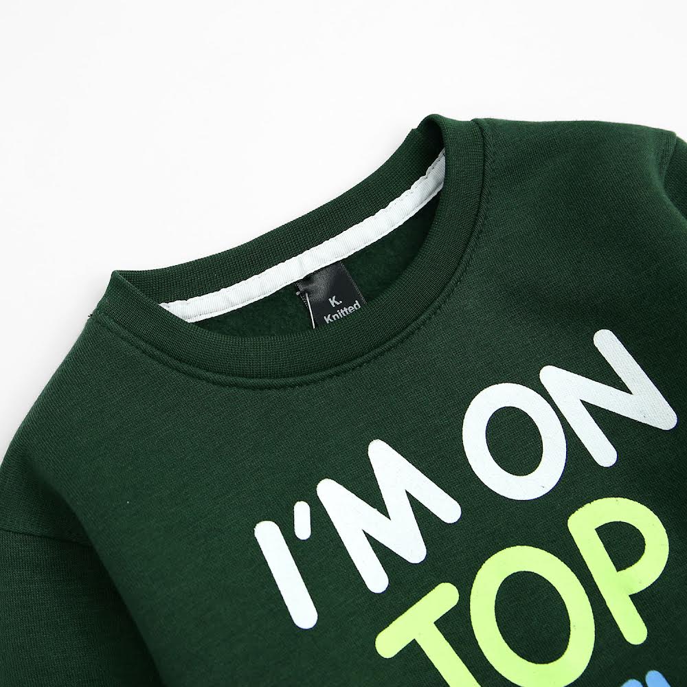 Top of outlet the world sweatshirt