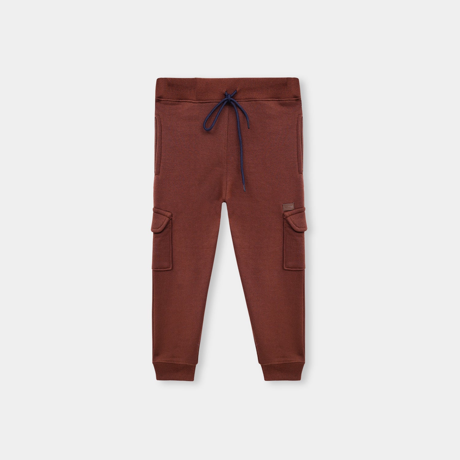 Light Brown 4 pocket trouser in fleece fot kids