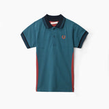 Green with Red Polo shirt for Boys