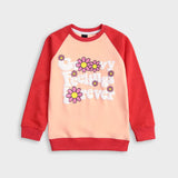 Groovy feeling forever sweatshirt in fleece for kids