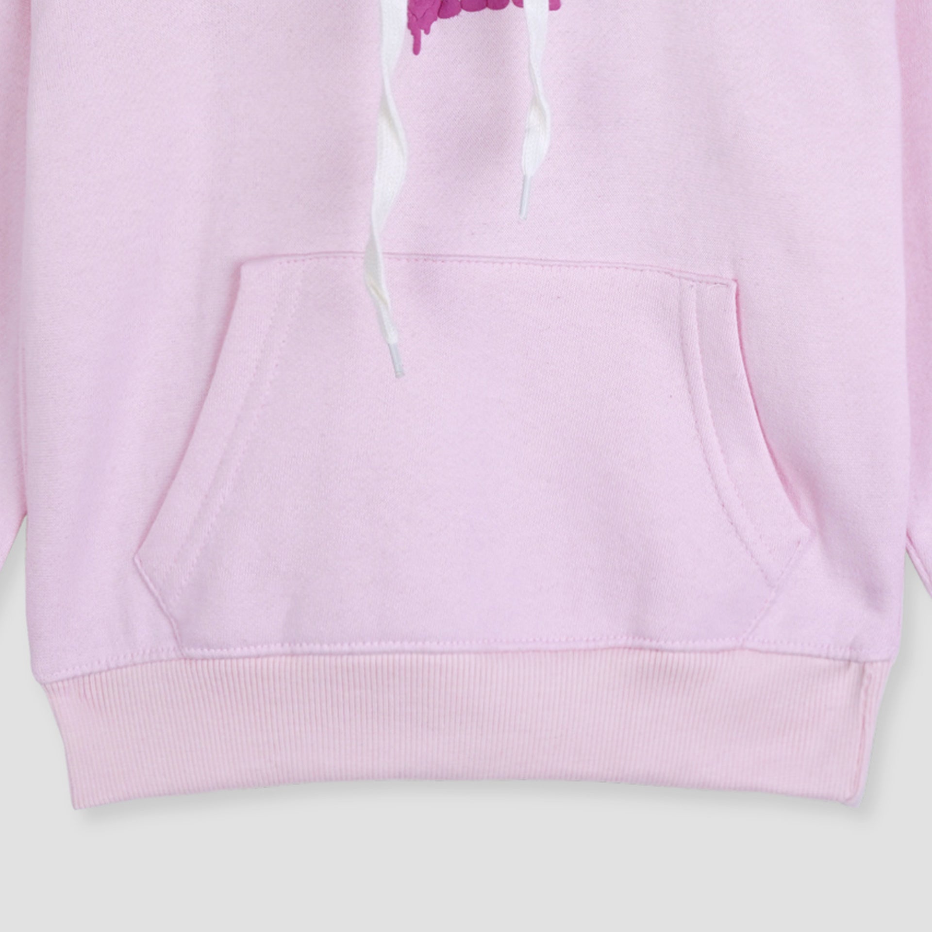 “Everything” printed hoodie in fleece for kids