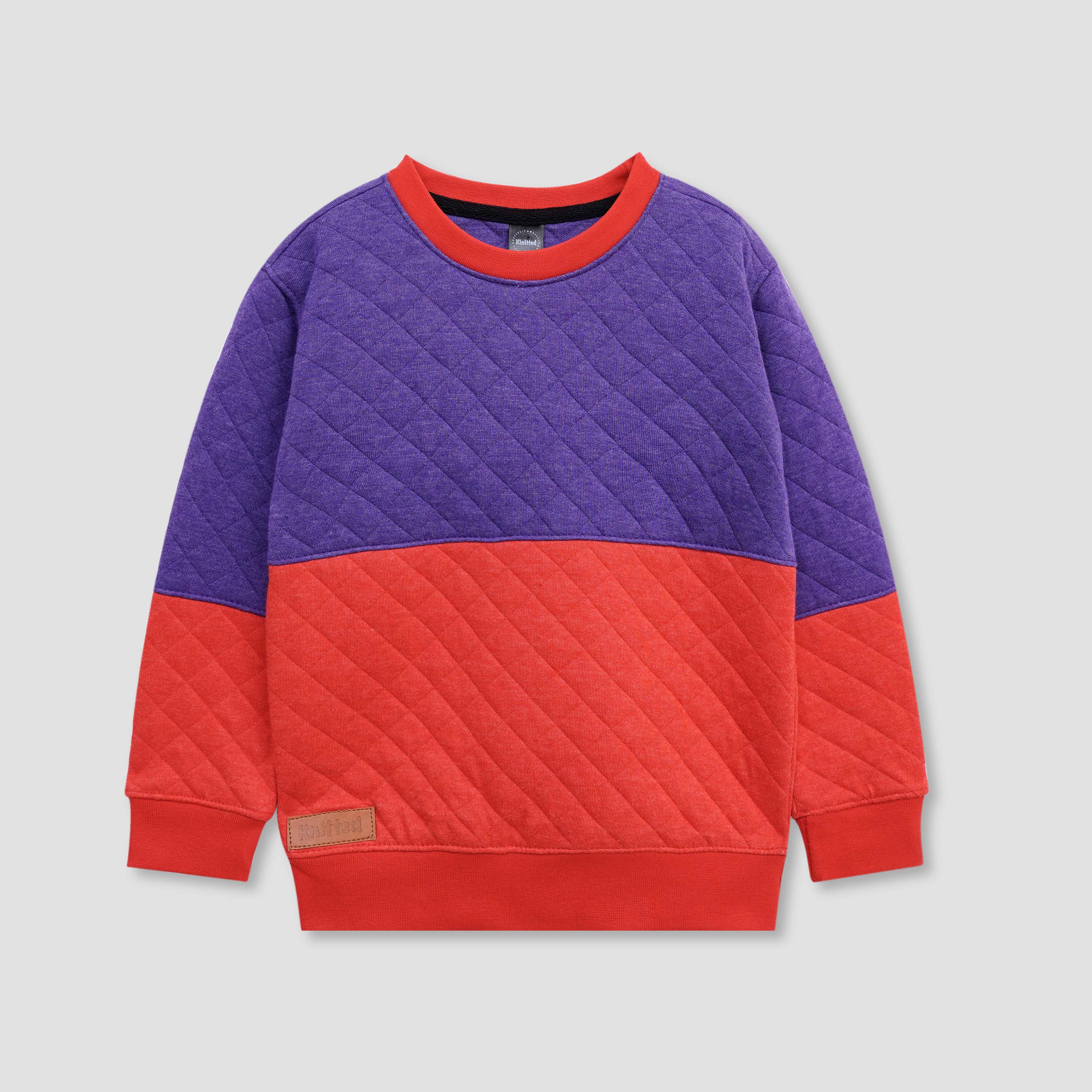 Purple/red quilting Sweatshirt for Kids