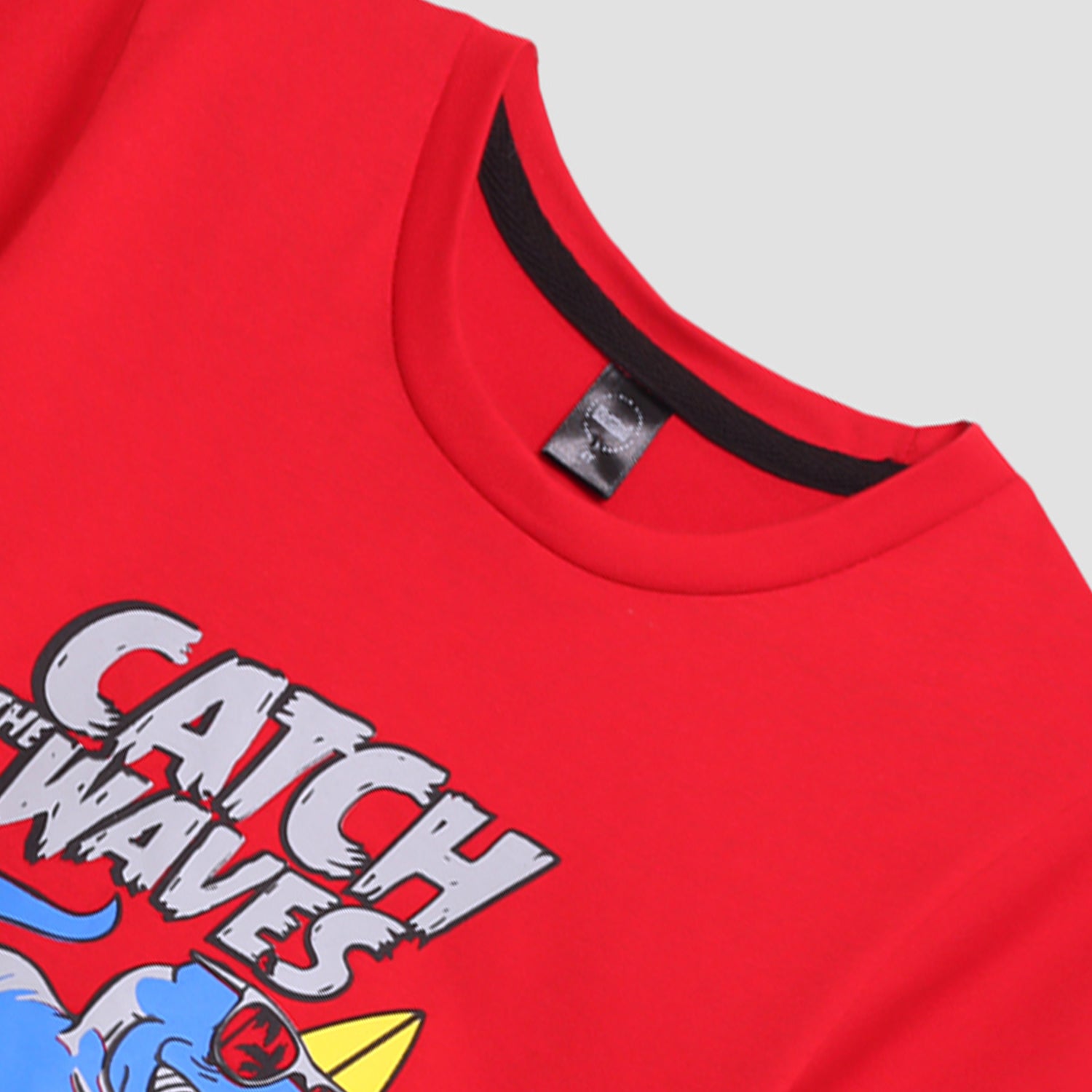 Catch the waves printed Tee shirt for kids