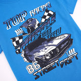 Top racing printed Tee For Kids