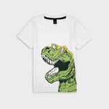 Green Dino print Tee For Kids