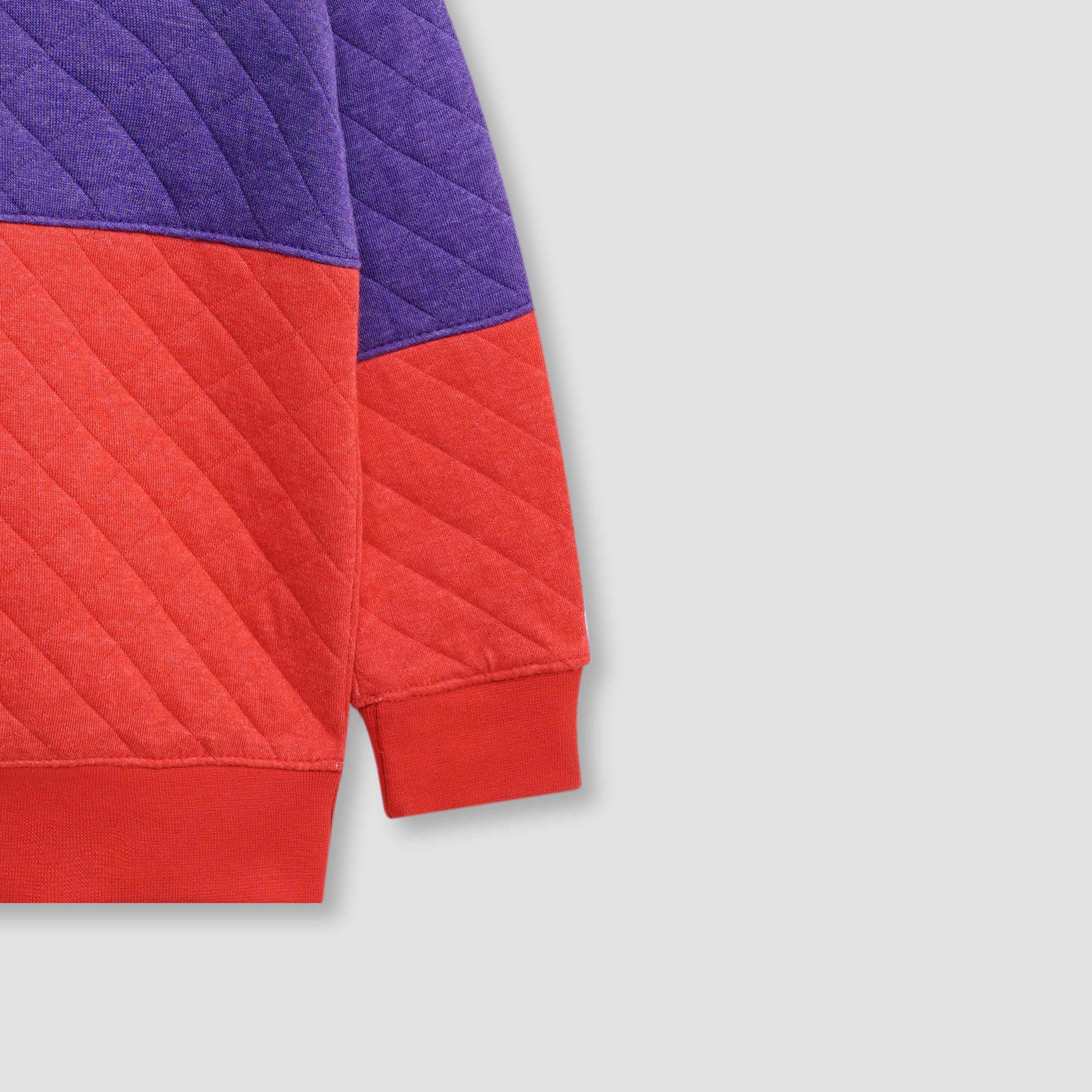 Purple/red quilting Sweatshirt for Kids