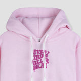 “Everything” printed hoodie in fleece for kids