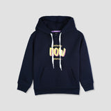 Now printed hoodie in fleece for kids