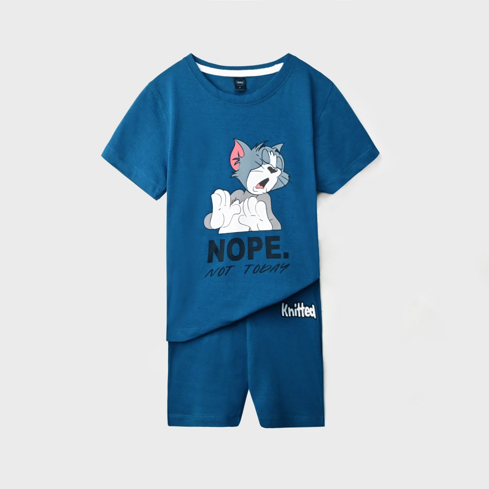 Tom printed Tee and shorts For Kids