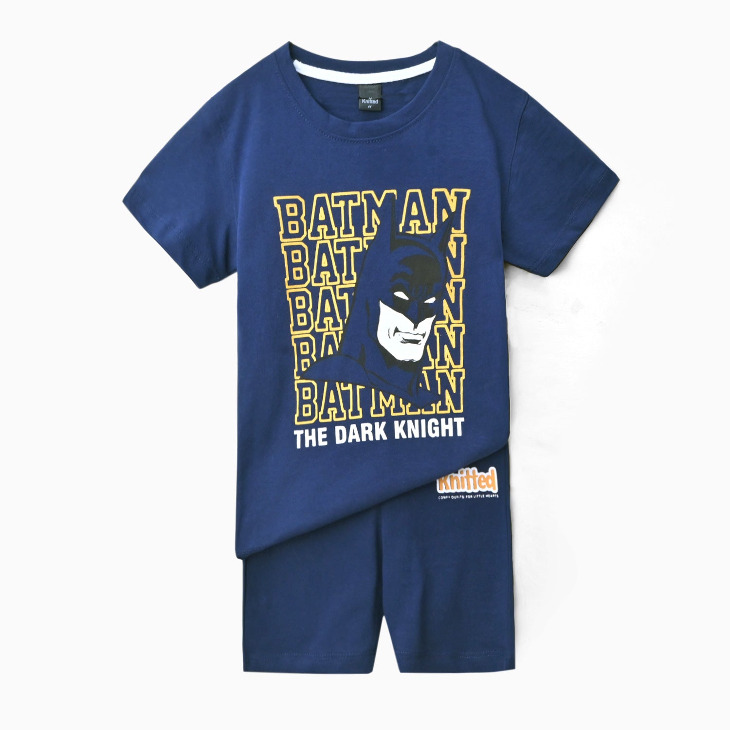 Batman printed Tee and shorts For Kids