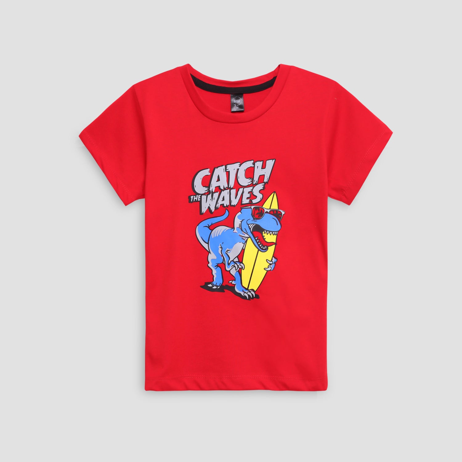 Catch the waves printed Tee shirt for kids