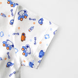 baby texture print tee shirt and shorts for infants