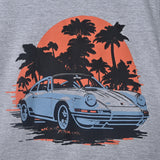 Beach Car printed Tee and shorts For Kids