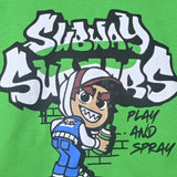 Subway Surfers  printed Tee and shorts For Kids