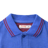 Blue with red Polo shirt for Boys