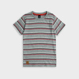 Charcoal Grey Stripes Tee