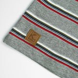 Charcoal Grey Stripes Tee