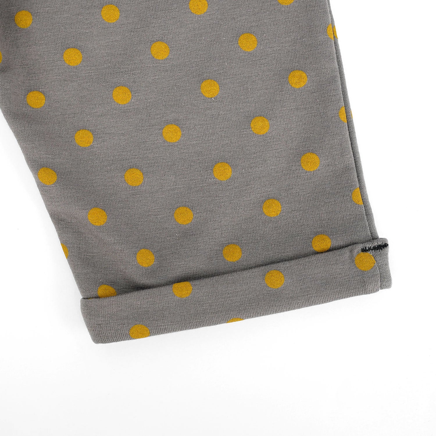 Grey color polka Dots printed Shorts For Kids