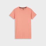 Peach color basic tee for Women