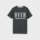 Over Thinking printed tee for Women