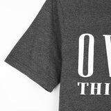 Over Thinking printed tee for Women