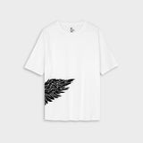 Black Wing oversized tee for Women