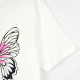 Butterfly print oversized tee for Women