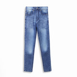 Boy Slim Fit Stone Wash Blue Jeans