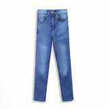 Boy Slim Fit Vintage Wash Blue Jeans