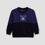 Cut & Sew Printed Sweatshirt in fleece for Kids