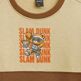 Slam Dunk Printed Cut & Sew Sweatshirt in fleece for Kids